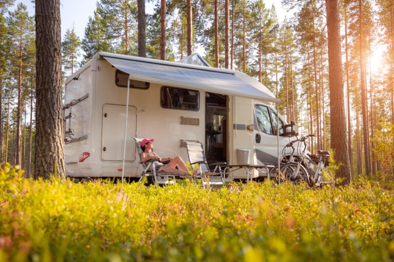 Großes Reisemobil